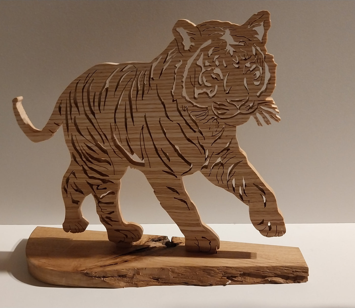tigre découpé