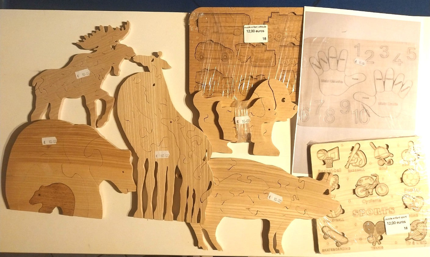 jeux - puzzle en bois