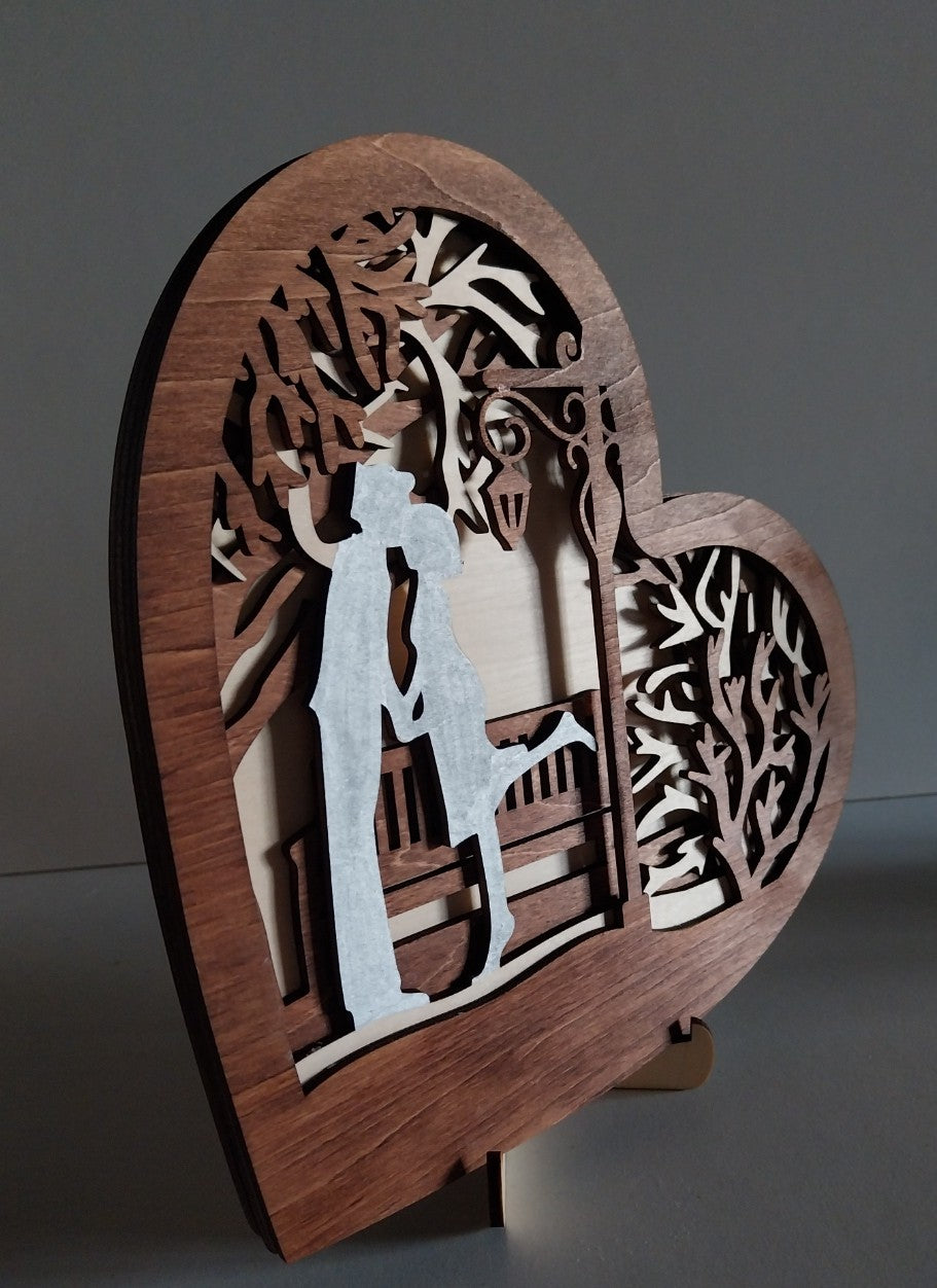 coeur sur socle