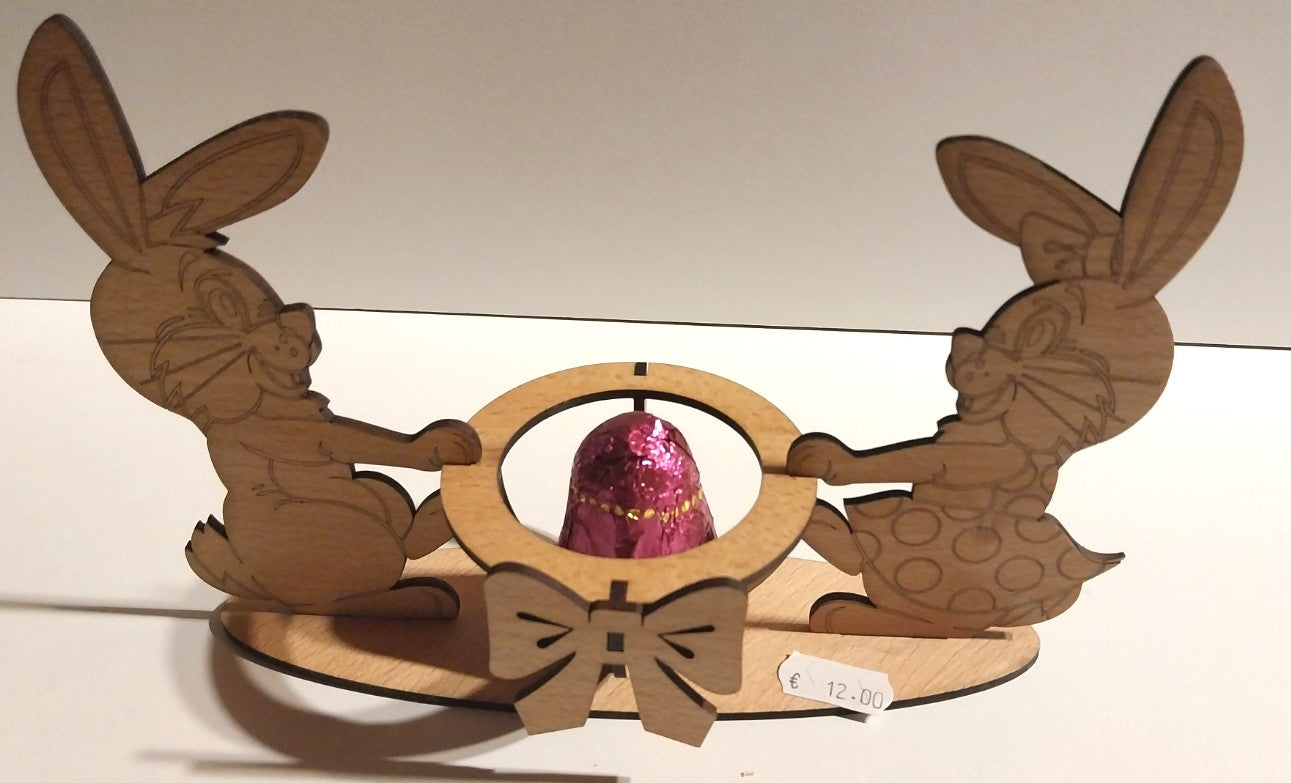 lapin balançoire