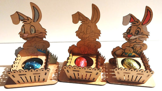 lapin panier à l'avant